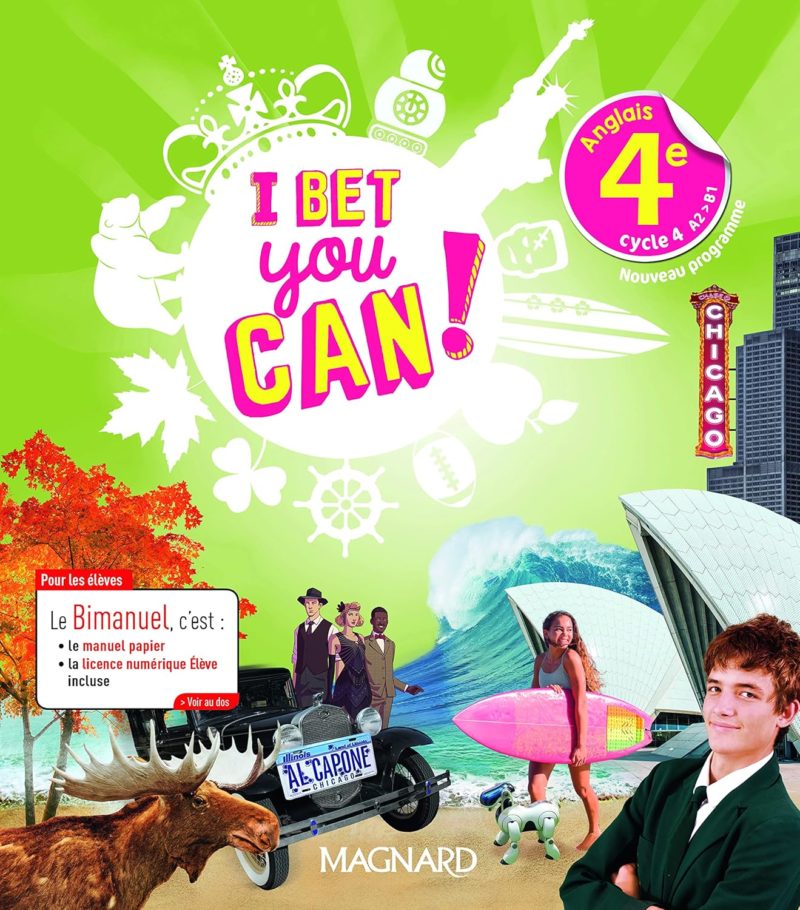 I Bet You Can! Anglais 4e - cycle4 - A2-B1 (2019) - Bimanuel élève