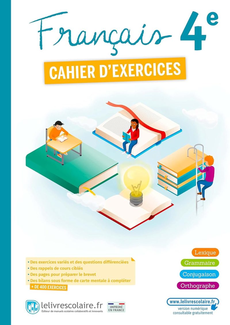 Français 4e - Cahier d'exercices - 2022