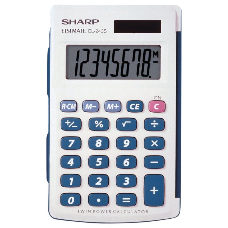 Calculatrice de poche EL-243S / EL-243SB