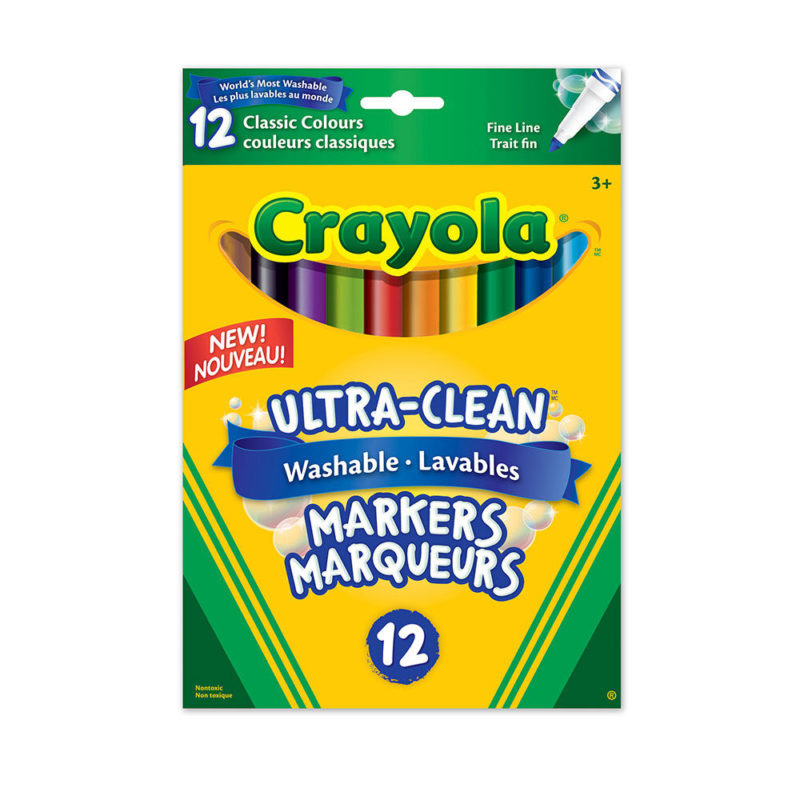 Crayons feutres fins 12 Crayola (587510)