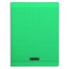 Cahier 24x32cm - 96 pages - Séyès - couverture polypro - Vert  (18195C)