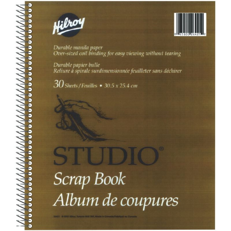 Scrapbook à ressort 30.5x25.4cm "Hilroy" 26421