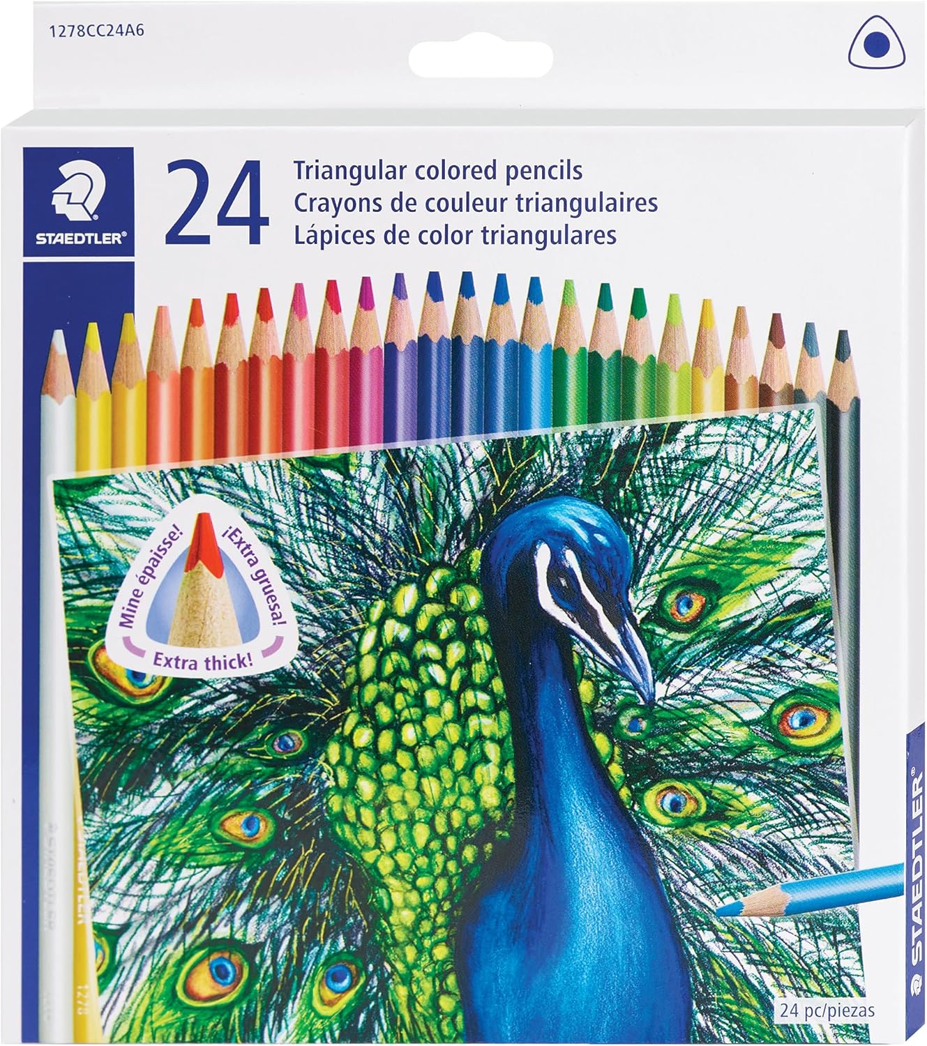 Boîte de 24 crayons de couleur  Staedtler (1278C24A6)
