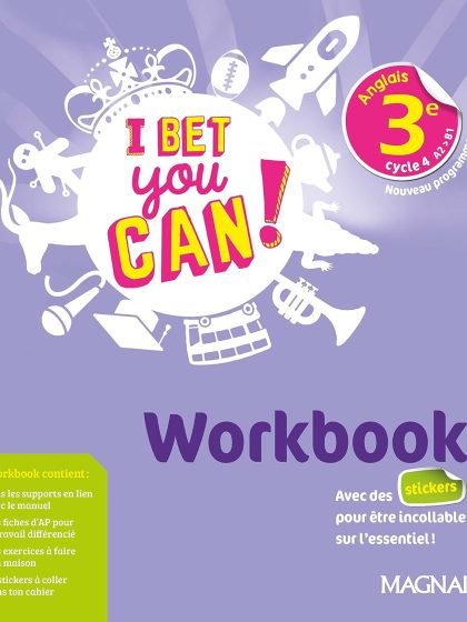 I Bet You Can! Anglais 3e - cycle 4 - A2-B1:  (2020) - Workbook