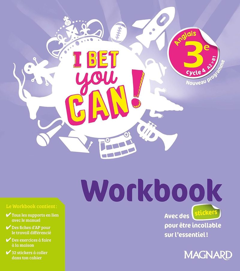 I Bet You Can! Anglais 3e - cycle 4 - A2-B1:  (2020) - Workbook