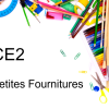 Ensemble de petites fournitures scolaires CE2