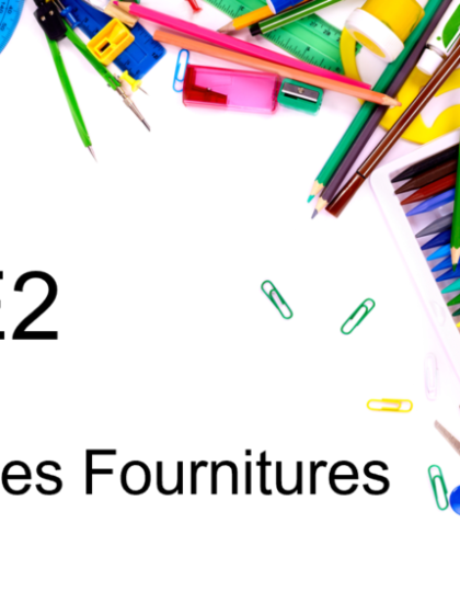 Ensemble de petites fournitures CE2