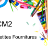 Ensemble de petites fournitures scolaires CM2