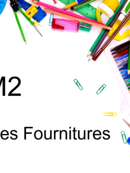 Ensemble de petites fournitures scolaires CM2