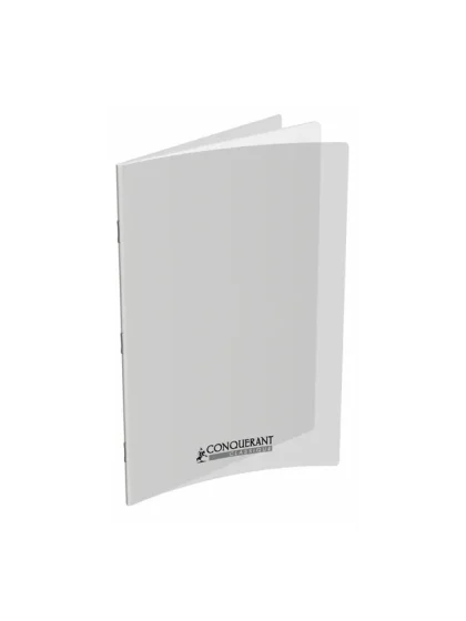 Cahier polypro 240x320 90g/m² Uni, 96 pages - Incolore