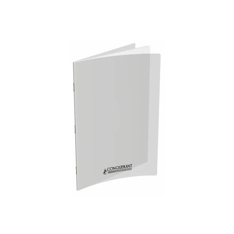 Cahier polypro 240x320 90g/m² Uni, 96 pages - Incolore